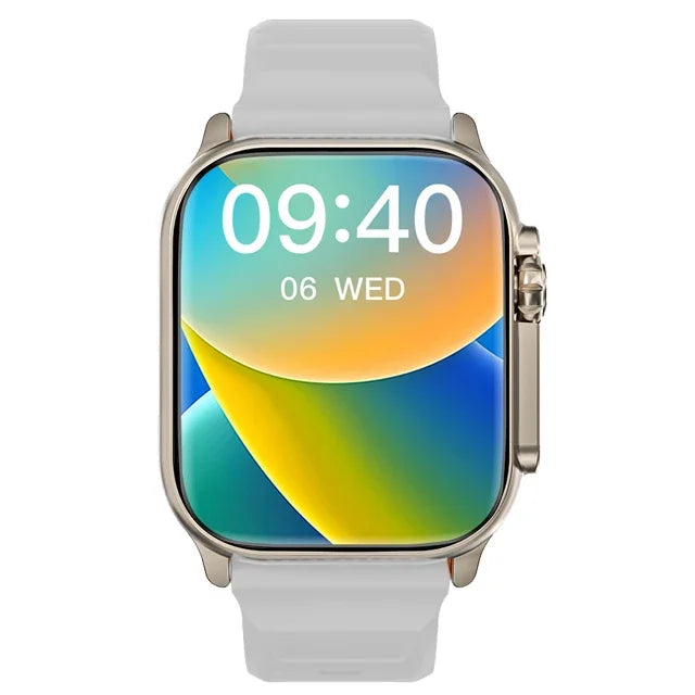 Smartwatch T800 Ultra 2 – Tela AMOLED 2.3”, NFC, Bússola e Resistência à Água – Compatível com Apple Watch e Android